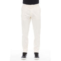 Beige Cotton Men's Pant