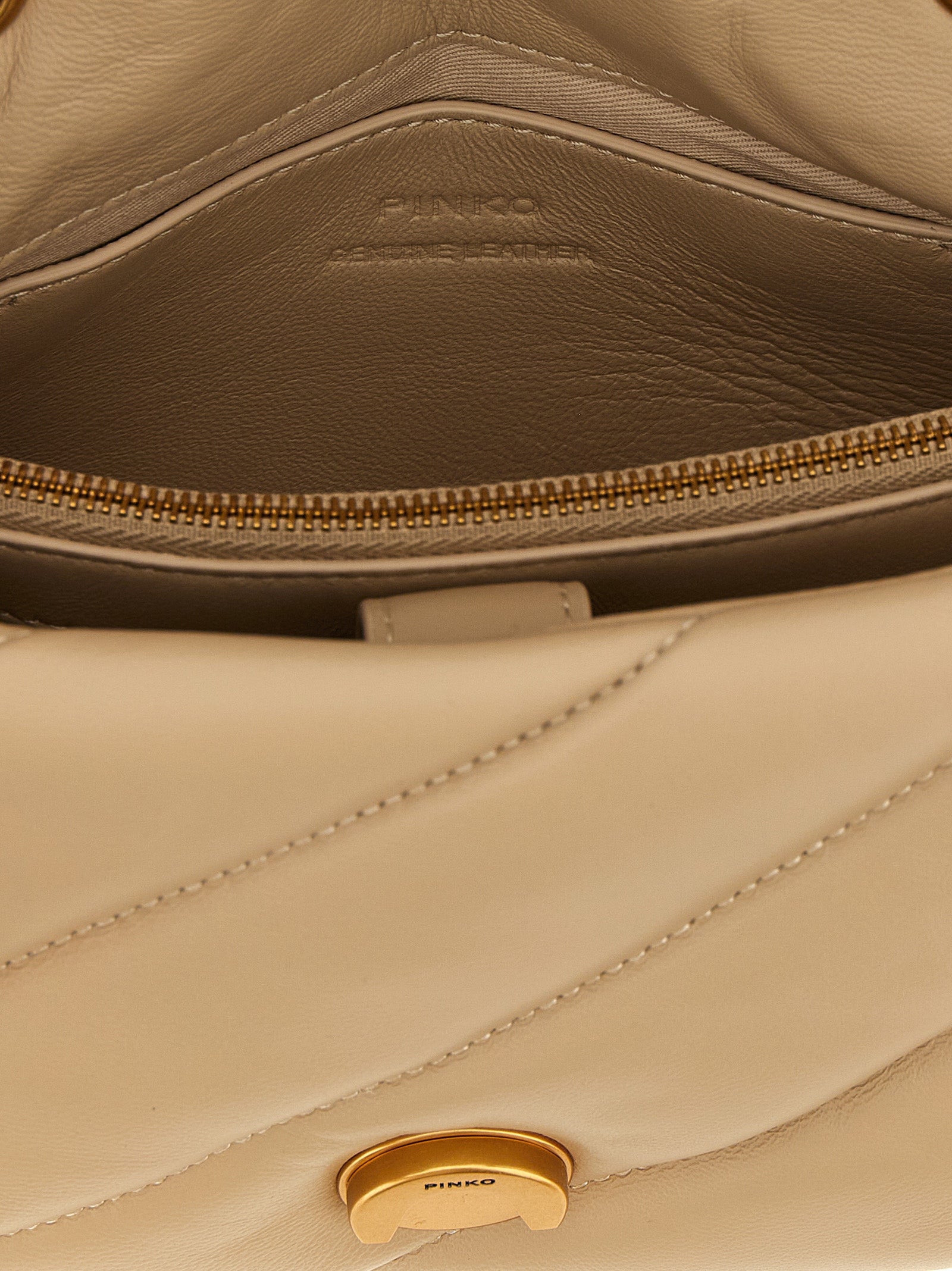 PINKO Lambskin Crossbody Bag