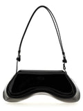 Black Polyethylene Shoulder Bag