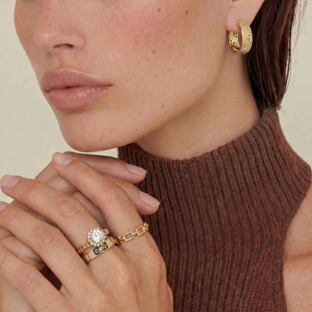 Bloom Hoop Earrings | FALL EDIT