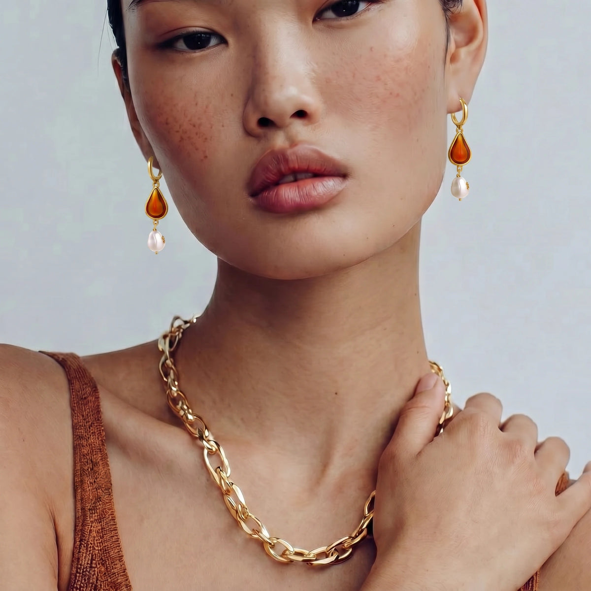 Amber Glow Drops | FALL EDIT