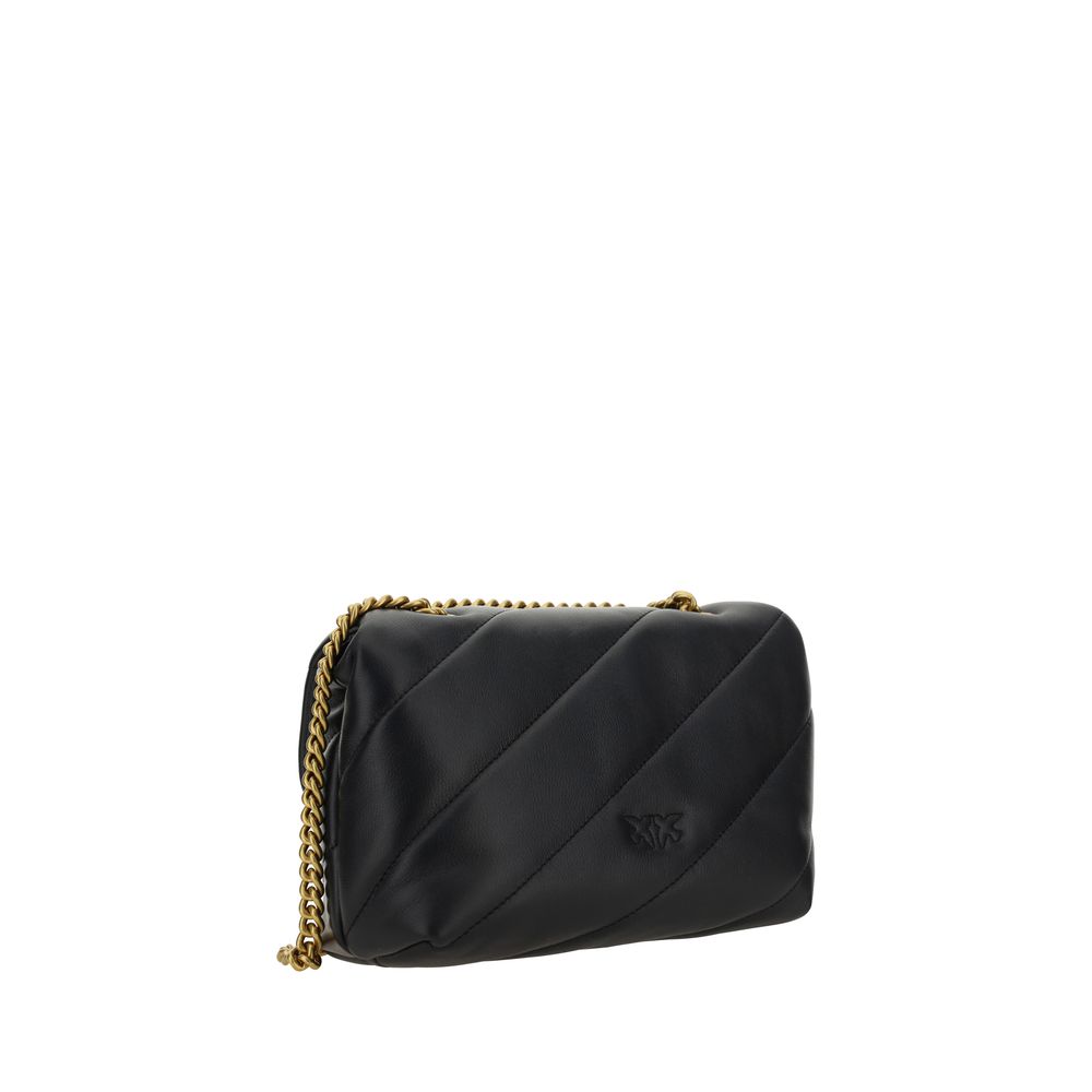 Black Calf Leather Bos Taurus Shoulder Bag