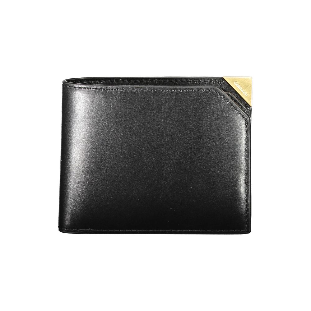 CALVIN KLEIN Nero Leather Men Wallet (RFID blocker to safeguard)