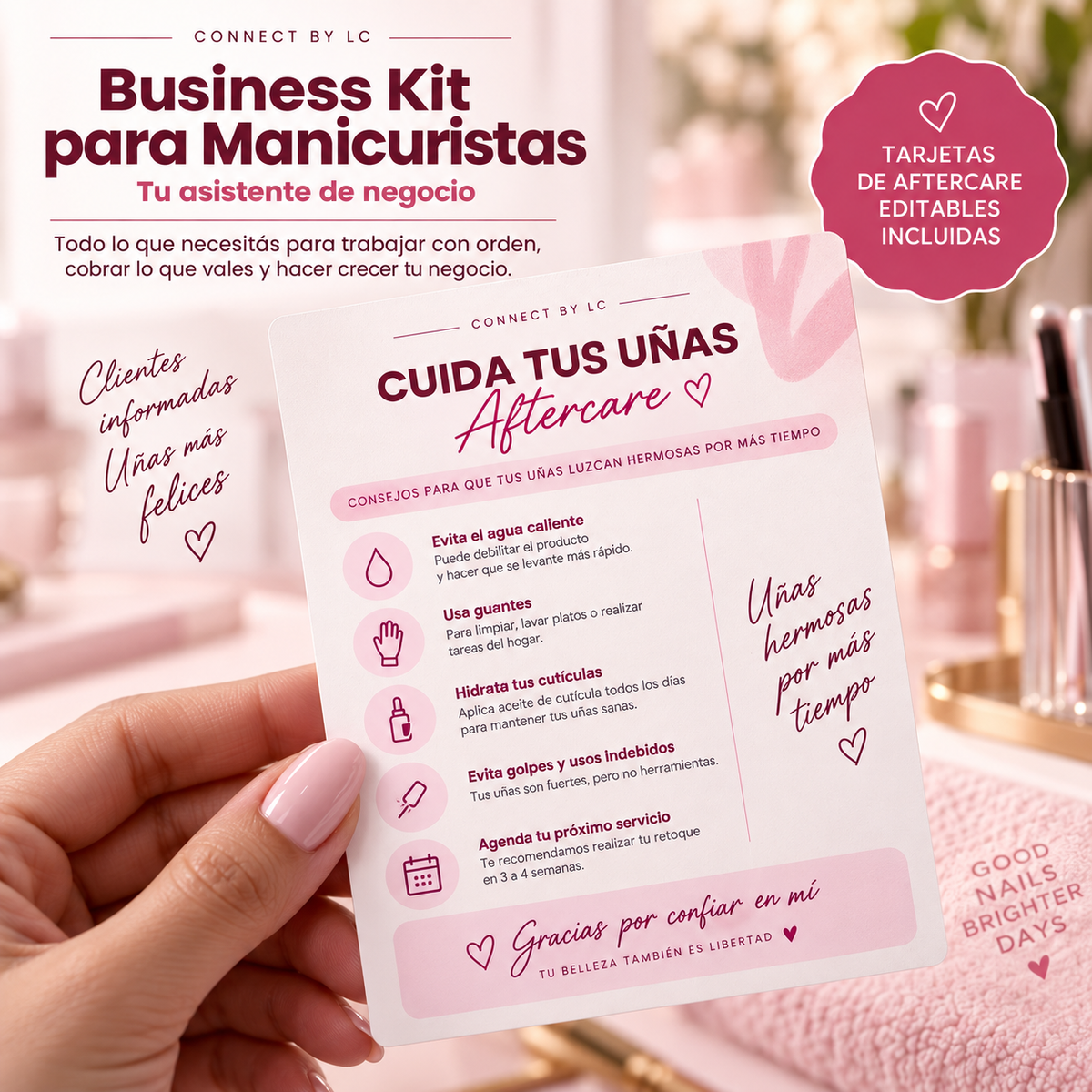 Business Kit para Manicuristas | Tu asistente de negocio