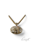 Leopard Mandala Necklace | 18k Gold Plated Wheat Chain | Luxe Collection