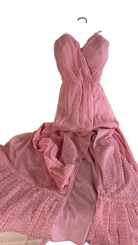 PHIZE Brazilian Pink Formal Maxi Dress - view 2